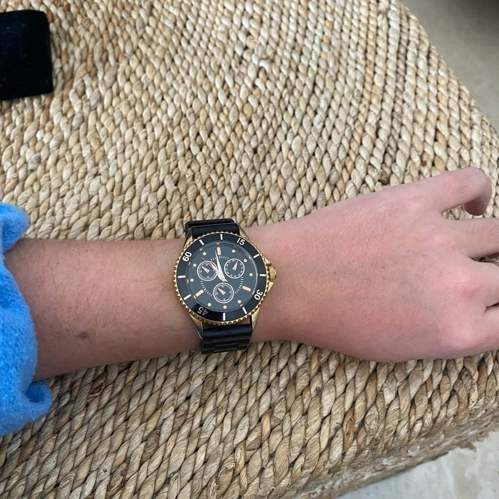 SFera Rosę Gold and Black Watch with 3 dials